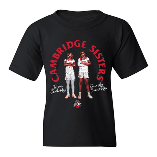 Ohio State - NCAA Women's Basketball : Jaloni Cambridge - Youth T-Shirt-0