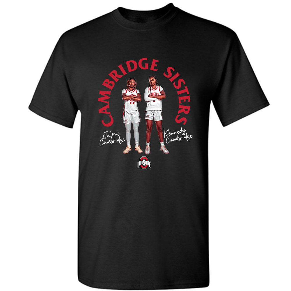 Ohio State - NCAA Women's Basketball : Jaloni Cambridge - T-Shirt-0