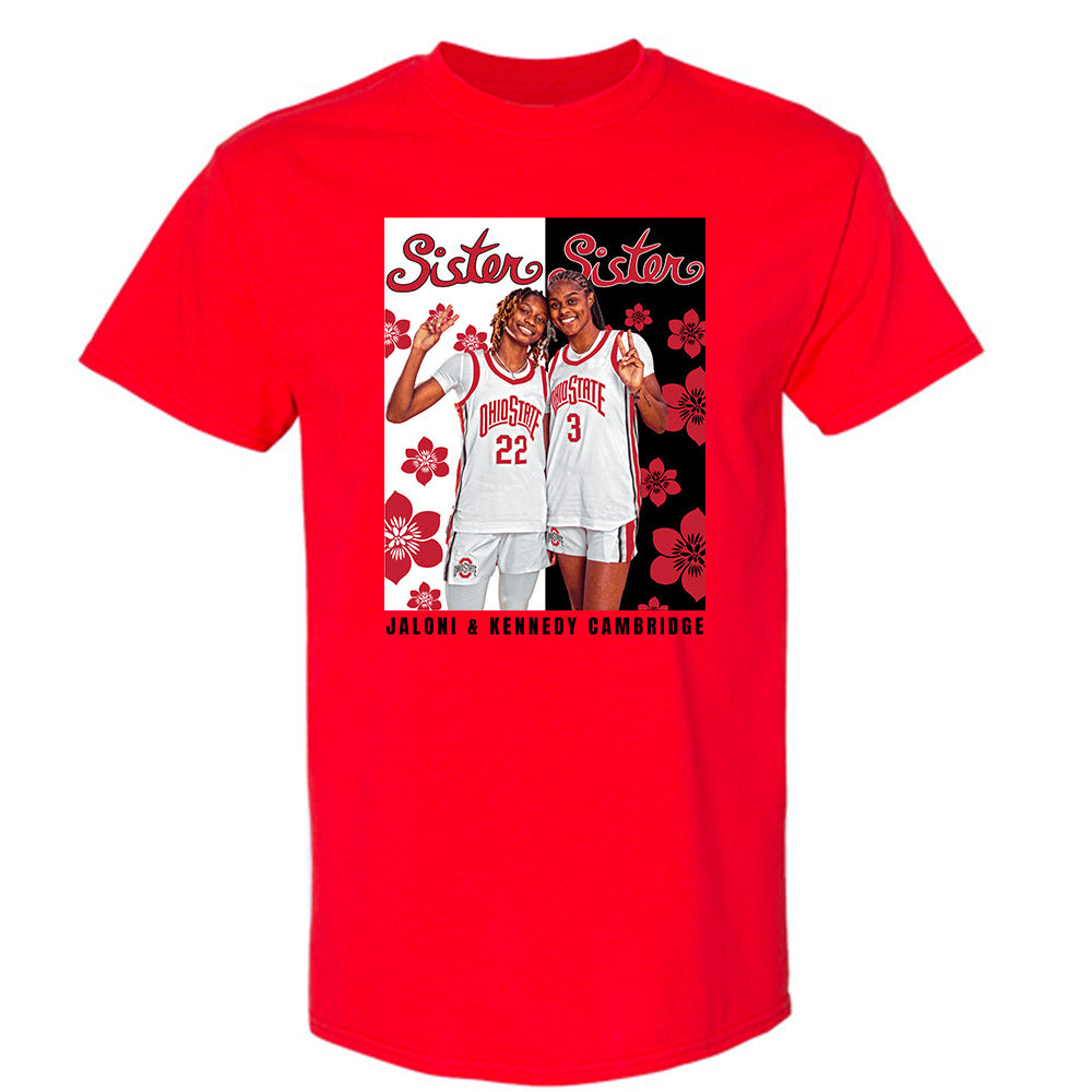 Ohio State - NCAA Women's Basketball : Jaloni Cambridge - T-Shirt-0