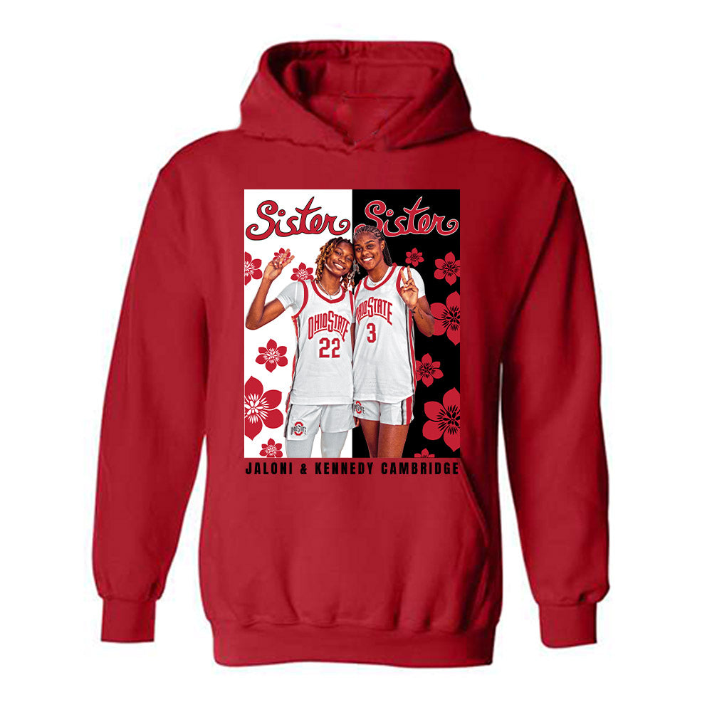 Ohio State - NCAA Women's Basketball : Jaloni Cambridge - Hooded Sweatshirt-0
