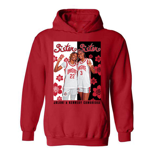 Ohio State - NCAA Women's Basketball : Jaloni Cambridge - Hooded Sweatshirt-0