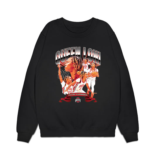 Ohio State - NCAA Women's Basketball : Jaloni Cambridge - Collage Premium Crewneck Sweatshirt-0