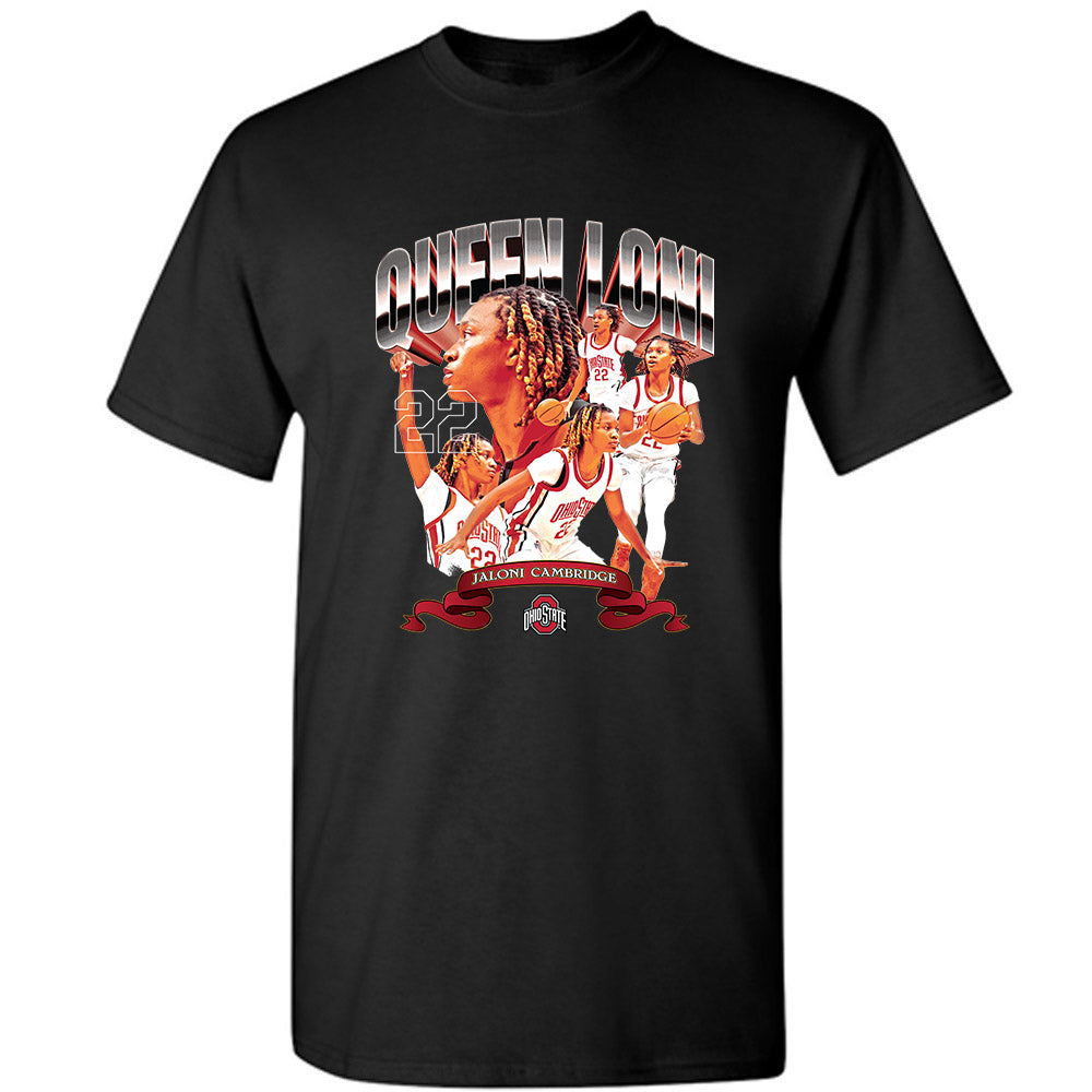 Ohio State - NCAA Women's Basketball : Jaloni Cambridge - T-Shirt-0