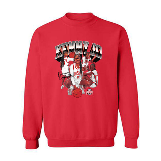 Ohio State - NCAA Women's Basketball : Kennedy Cambridge - Crewneck Sweatshirt-0