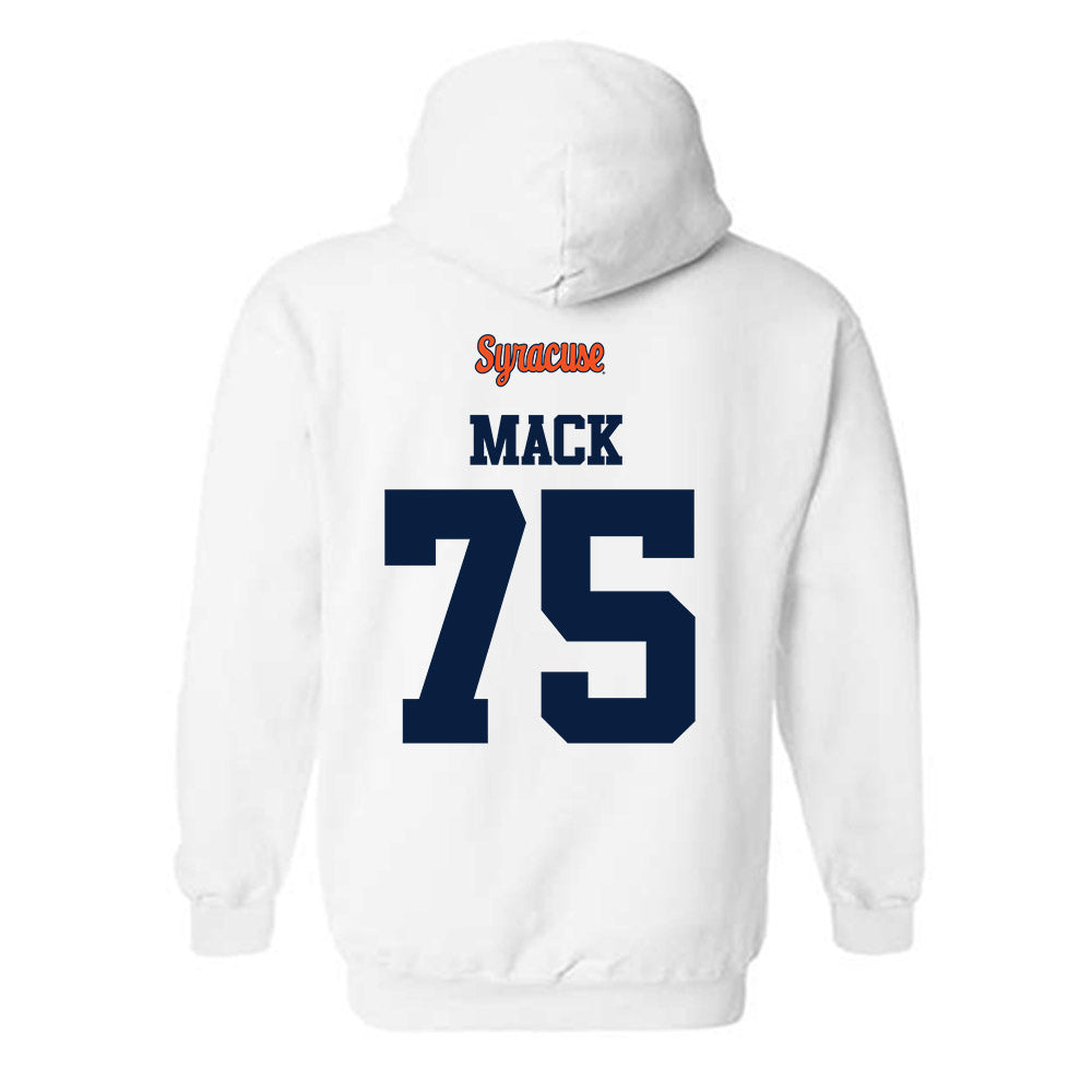 Syracuse - NCAA Football : Trevion Mack - Classic Shersey Hooded Sweatshirt-1
