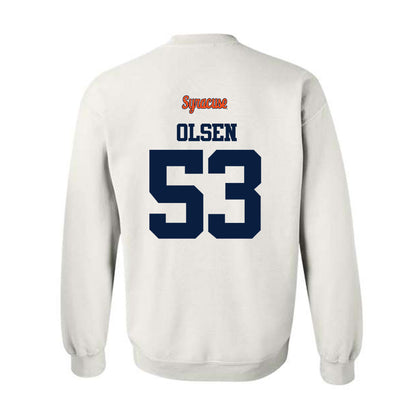 Syracuse - NCAA Football : Ted Olsen - Classic Shersey Crewneck Sweatshirt-1