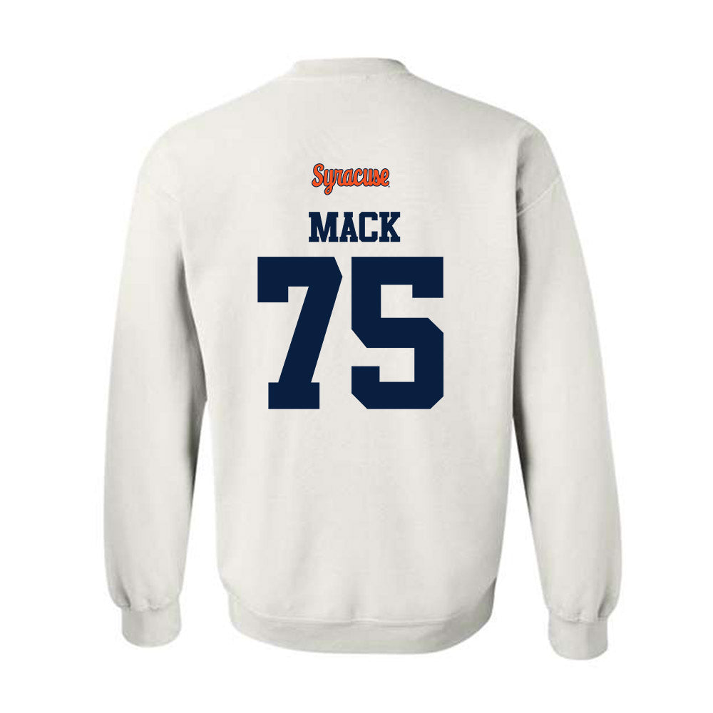 Syracuse - NCAA Football : Trevion Mack - Classic Shersey Crewneck Sweatshirt-1