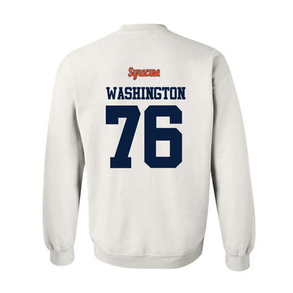 Syracuse - NCAA Football : Byron Washington - Classic Shersey Crewneck Sweatshirt-1