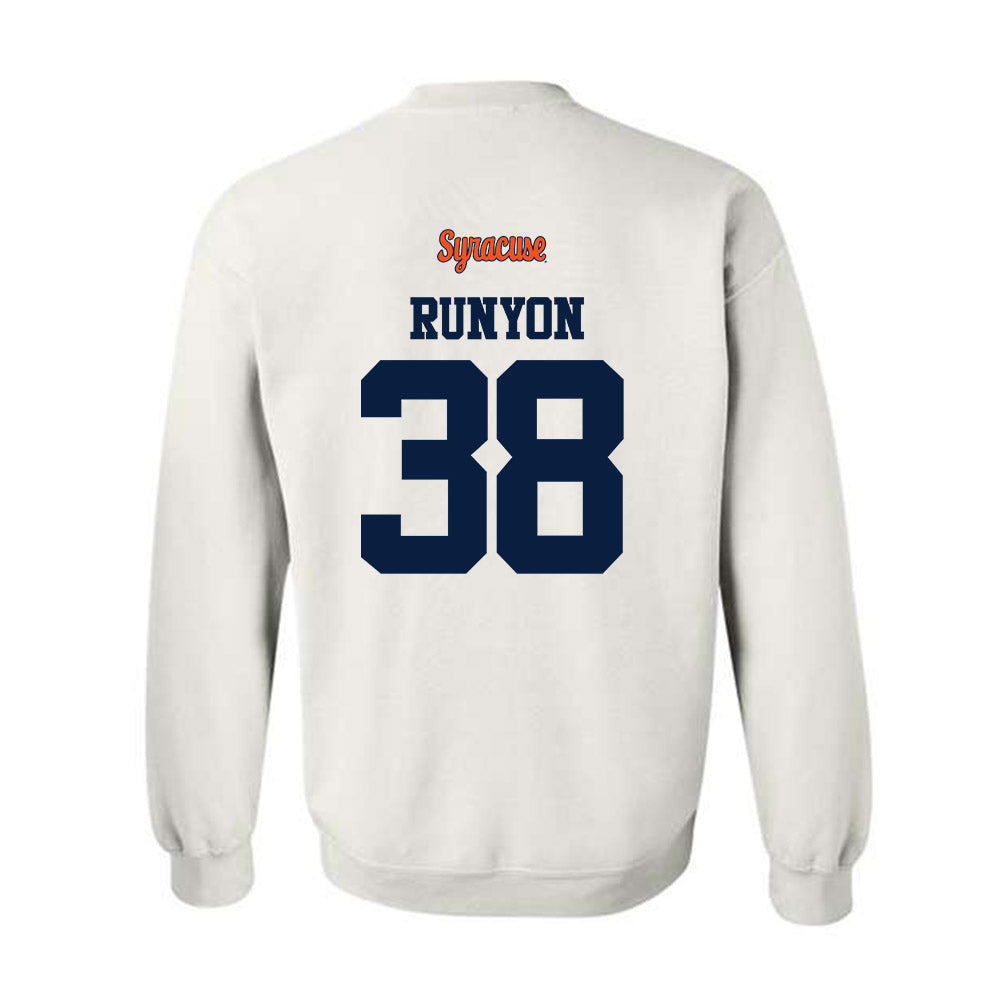 Syracuse - NCAA Football : Max Runyon - Classic Shersey Crewneck Sweatshirt-1