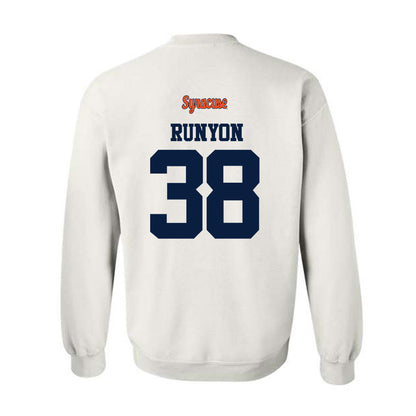 Syracuse - NCAA Football : Max Runyon - Classic Shersey Crewneck Sweatshirt-1