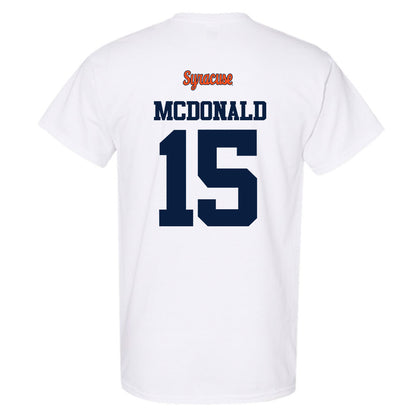 Syracuse - NCAA Football : Derek McDonald - Classic Shersey T-Shirt-1
