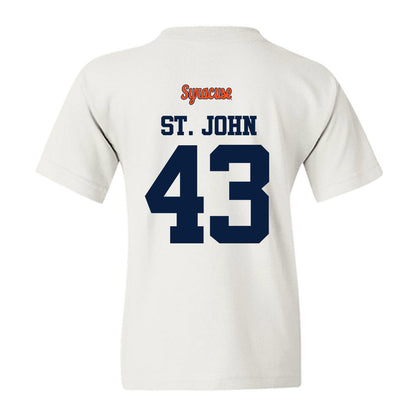 Syracuse - NCAA Football : Garvin St. John - Classic Shersey Youth T-Shirt-1