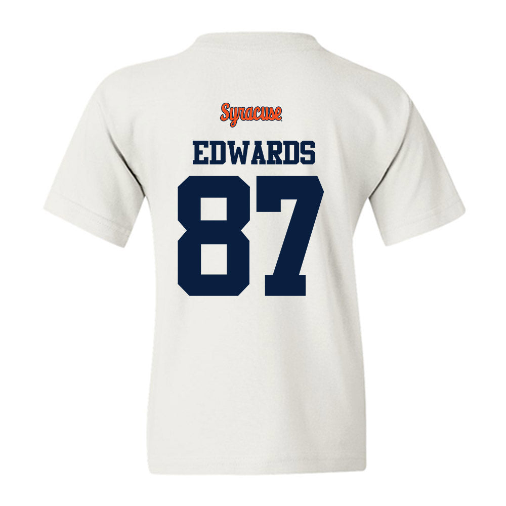Syracuse - NCAA Football : Nathan Edwards - Classic Shersey Youth T-Shirt-1