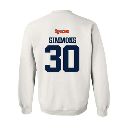 Syracuse - NCAA Football : Chase Simmons - Classic Shersey Crewneck Sweatshirt-1