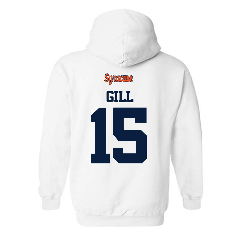 Syracuse - NCAA Football : Darrell Gill - Classic Shersey Hooded Sweatshirt-1