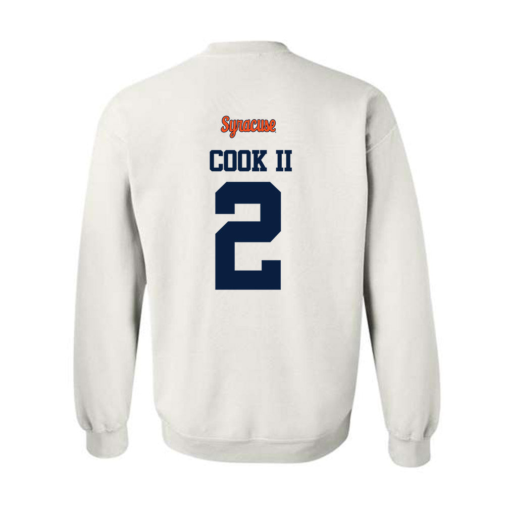 Syracuse - NCAA Football : Johntay Cook II - Classic Shersey Crewneck Sweatshirt-1