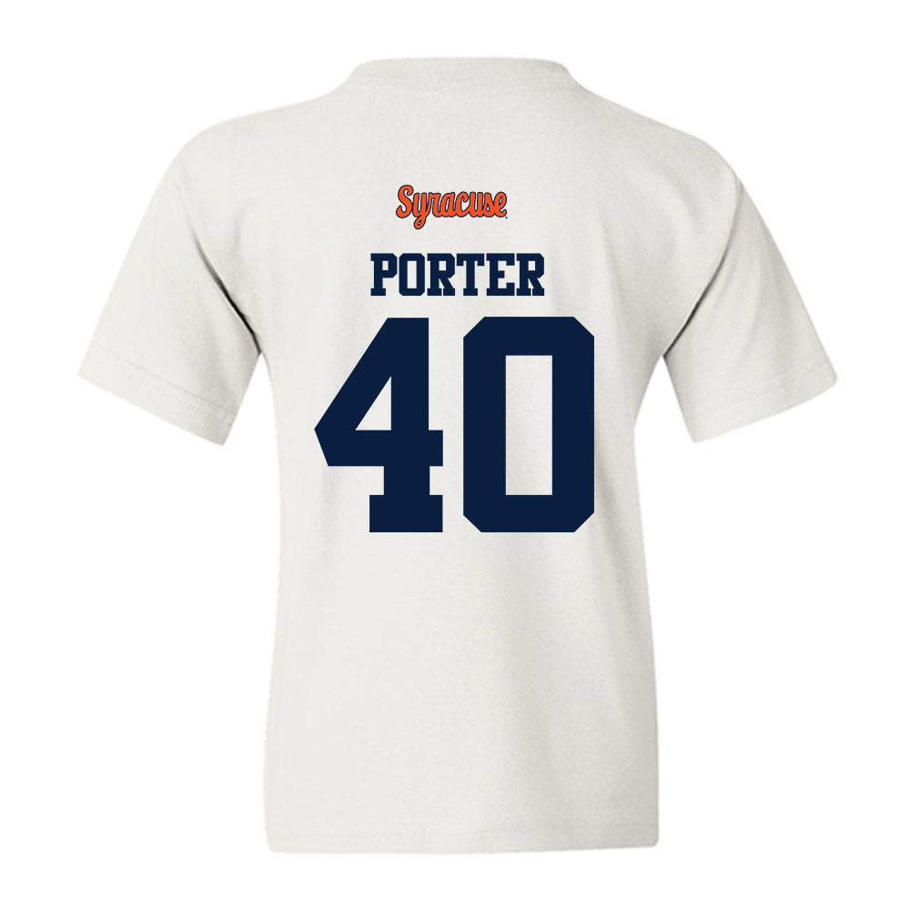 Syracuse - NCAA Football : Tommy Porter - Classic Shersey Youth T-Shirt-1