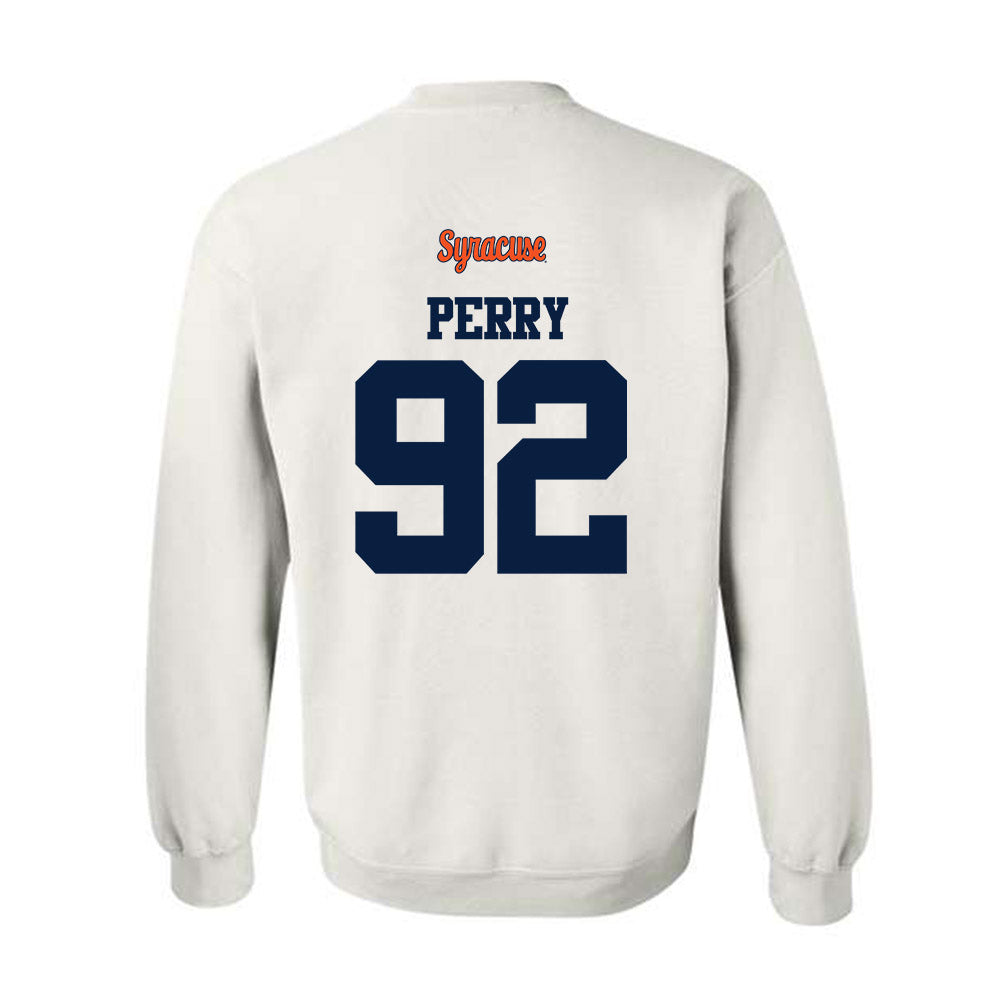 Syracuse - NCAA Football : Rashard Perry - Classic Shersey Crewneck Sweatshirt-1