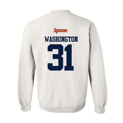 Syracuse - NCAA Football : Marcus Washington - Classic Shersey Crewneck Sweatshirt-1