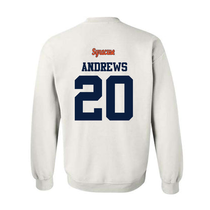 Syracuse - NCAA Football : Rayshon Andrews - Classic Shersey Crewneck Sweatshirt-1