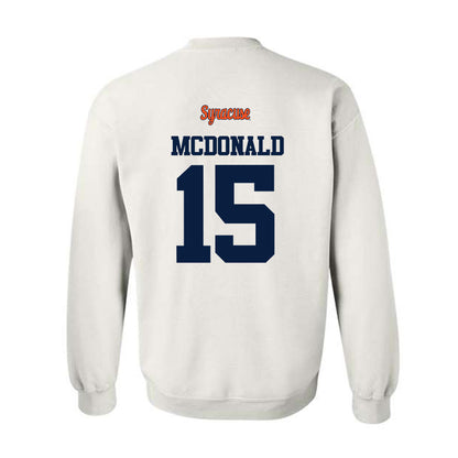 Syracuse - NCAA Football : Derek McDonald - Classic Shersey Crewneck Sweatshirt-1