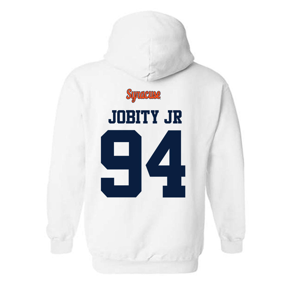 Syracuse - NCAA Football : Kevin Jobity Jr - Classic Shersey Hooded Sweatshirt-1
