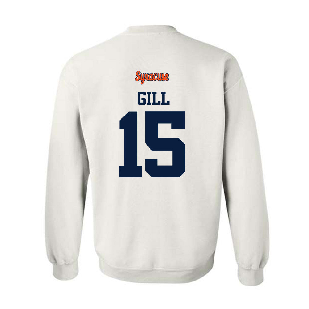 Syracuse - NCAA Football : Darrell Gill - Classic Shersey Crewneck Sweatshirt-1