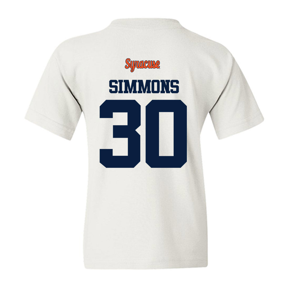 Syracuse - NCAA Football : Chase Simmons - Classic Shersey Youth T-Shirt-1