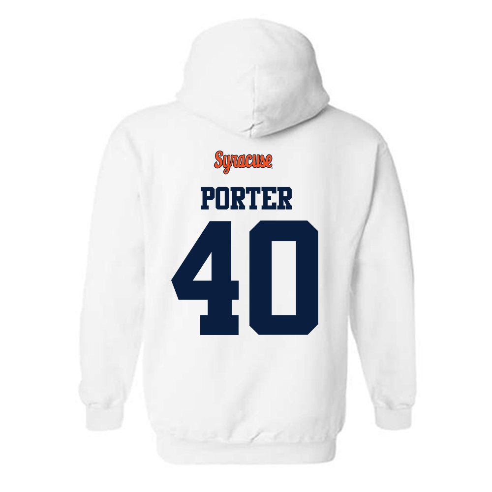 Syracuse - NCAA Football : Tommy Porter - Classic Shersey Hooded Sweatshirt-1