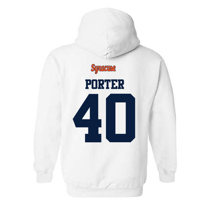 Syracuse - NCAA Football : Tommy Porter - Classic Shersey Hooded Sweatshirt-1