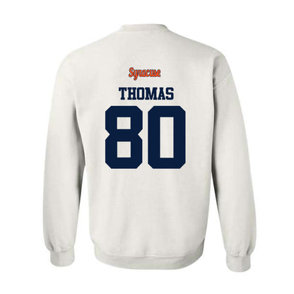 Syracuse - NCAA Football : Ja'Meer Thomas - Classic Shersey Crewneck Sweatshirt-1