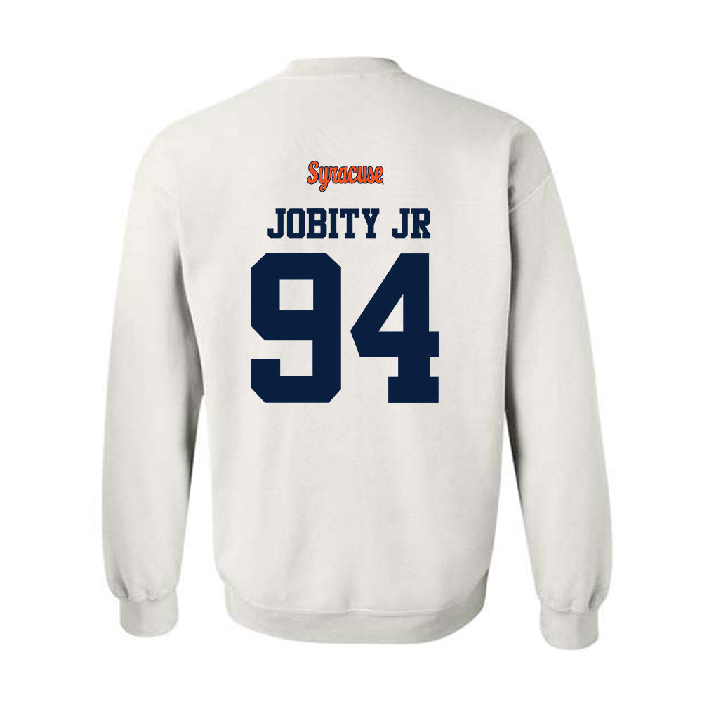 Syracuse - NCAA Football : Kevin Jobity Jr - Classic Shersey Crewneck Sweatshirt-1