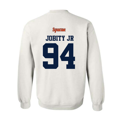 Syracuse - NCAA Football : Kevin Jobity Jr - Classic Shersey Crewneck Sweatshirt-1