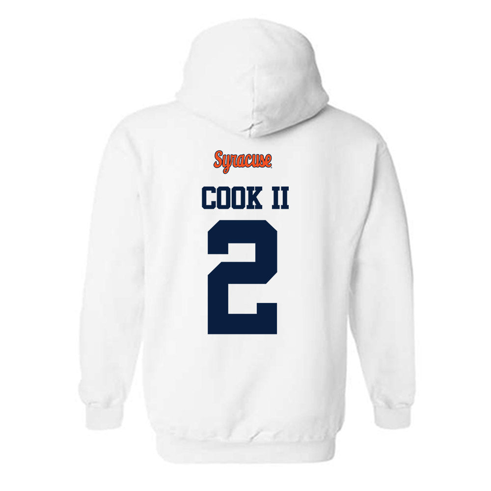 Syracuse - NCAA Football : Johntay Cook II - Classic Shersey Hooded Sweatshirt-1