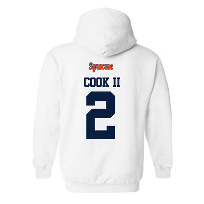 Syracuse - NCAA Football : Johntay Cook II - Classic Shersey Hooded Sweatshirt-1