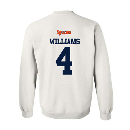 Syracuse - NCAA Football : Jakhari Williams - Classic Shersey Crewneck Sweatshirt-1