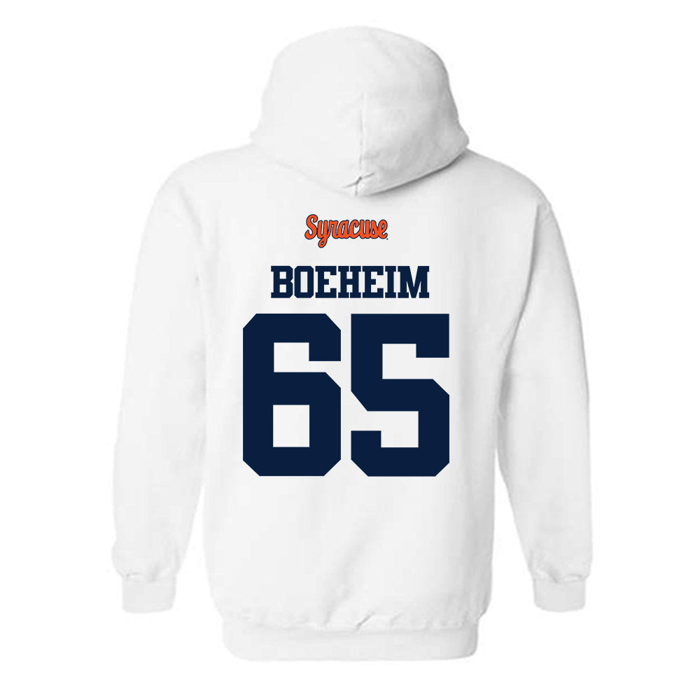 Syracuse - NCAA Football : Adam Boeheim - Classic Shersey Hooded Sweatshirt-1