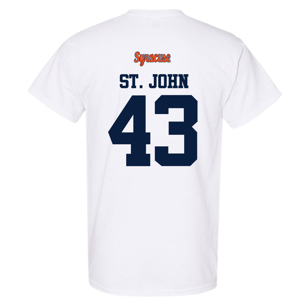 Syracuse - NCAA Football : Garvin St. John - Classic Shersey T-Shirt-1