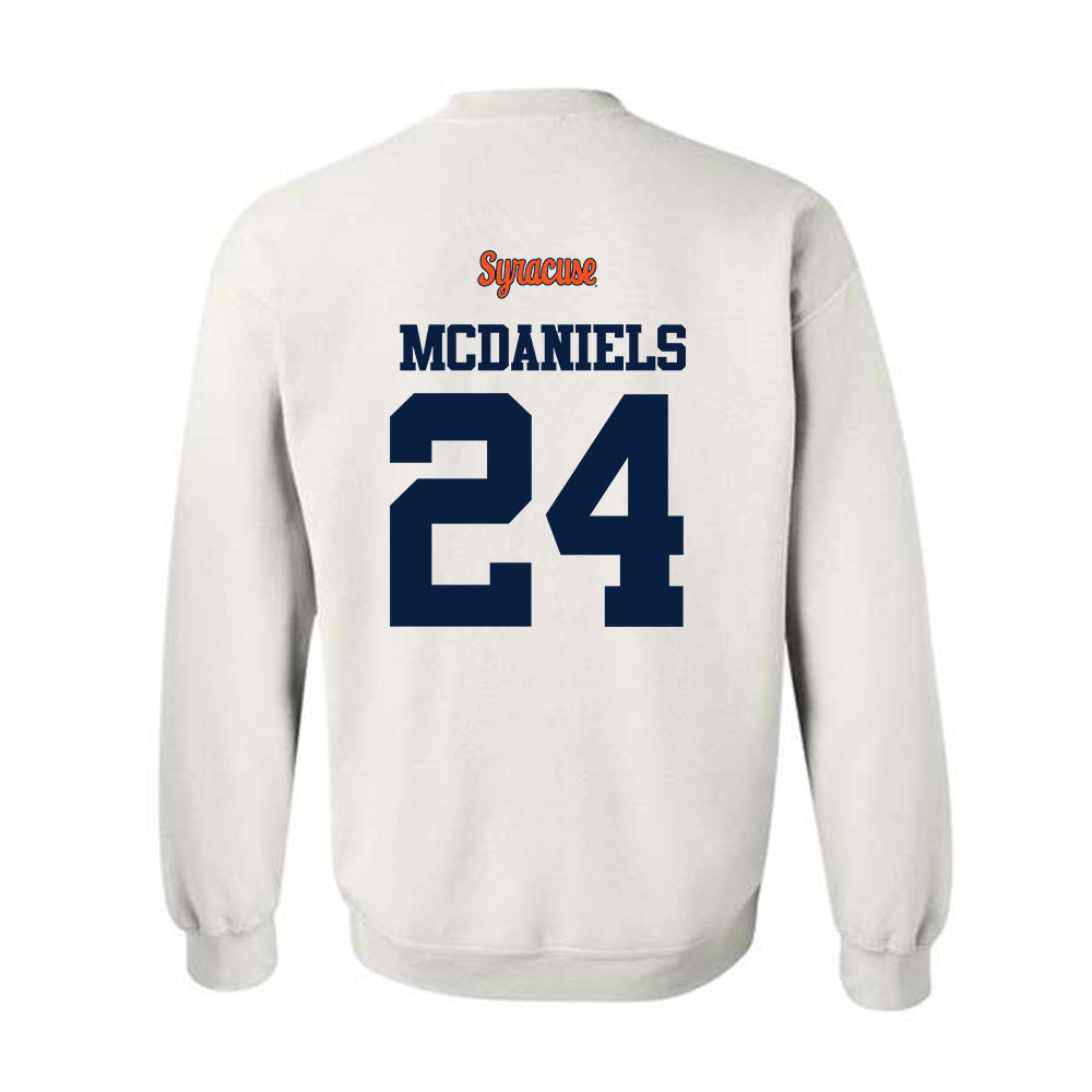 Syracuse - NCAA Football : Ibn McDaniels - Classic Shersey Crewneck Sweatshirt-1