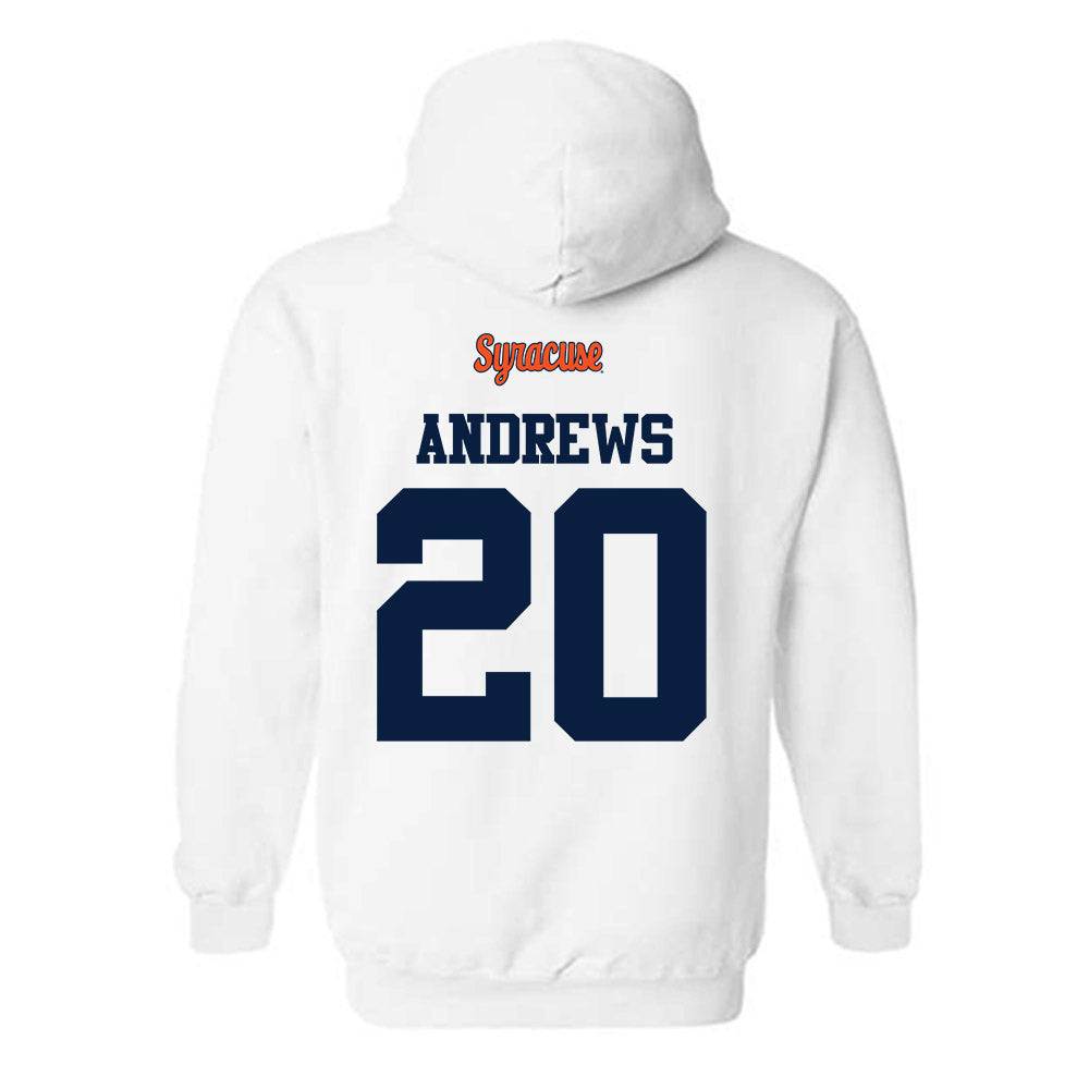Syracuse - NCAA Football : Rayshon Andrews - Classic Shersey Hooded Sweatshirt-1