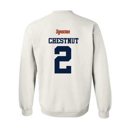 Syracuse - NCAA Football : Duce Chestnut - Classic Shersey Crewneck Sweatshirt-1