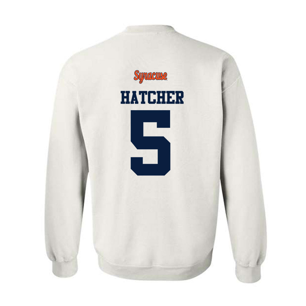 Syracuse - NCAA Football : Umari Hatcher - Classic Shersey Crewneck Sweatshirt-1