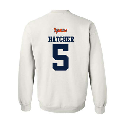 Syracuse - NCAA Football : Umari Hatcher - Classic Shersey Crewneck Sweatshirt-1