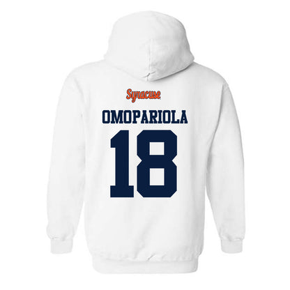 Syracuse - NCAA Football : David Omopariola - Classic Shersey Hooded Sweatshirt-1