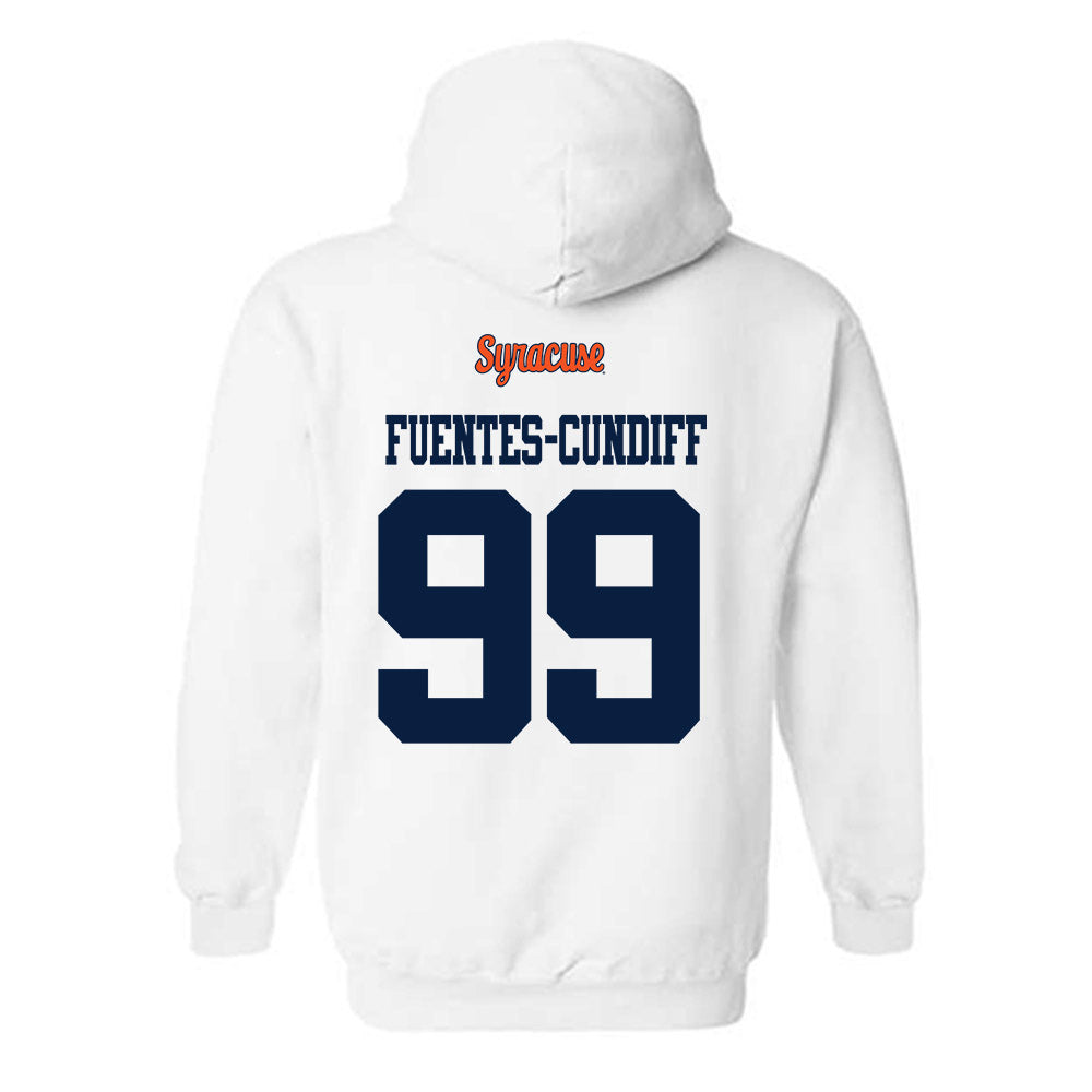 Syracuse - NCAA Football : Elijah Fuentes-Cundiff - Classic Shersey Hooded Sweatshirt-1