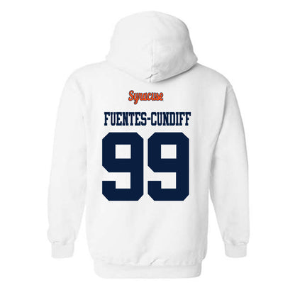 Syracuse - NCAA Football : Elijah Fuentes-Cundiff - Classic Shersey Hooded Sweatshirt-1