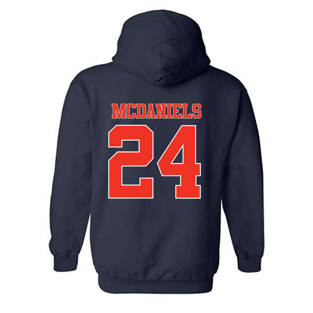 Syracuse - NCAA Football : Ibn McDaniels - Classic Shersey Hooded Sweatshirt-1