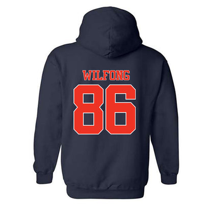 Syracuse - NCAA Football : Terrell Wilfong - Classic Shersey Hooded Sweatshirt-1