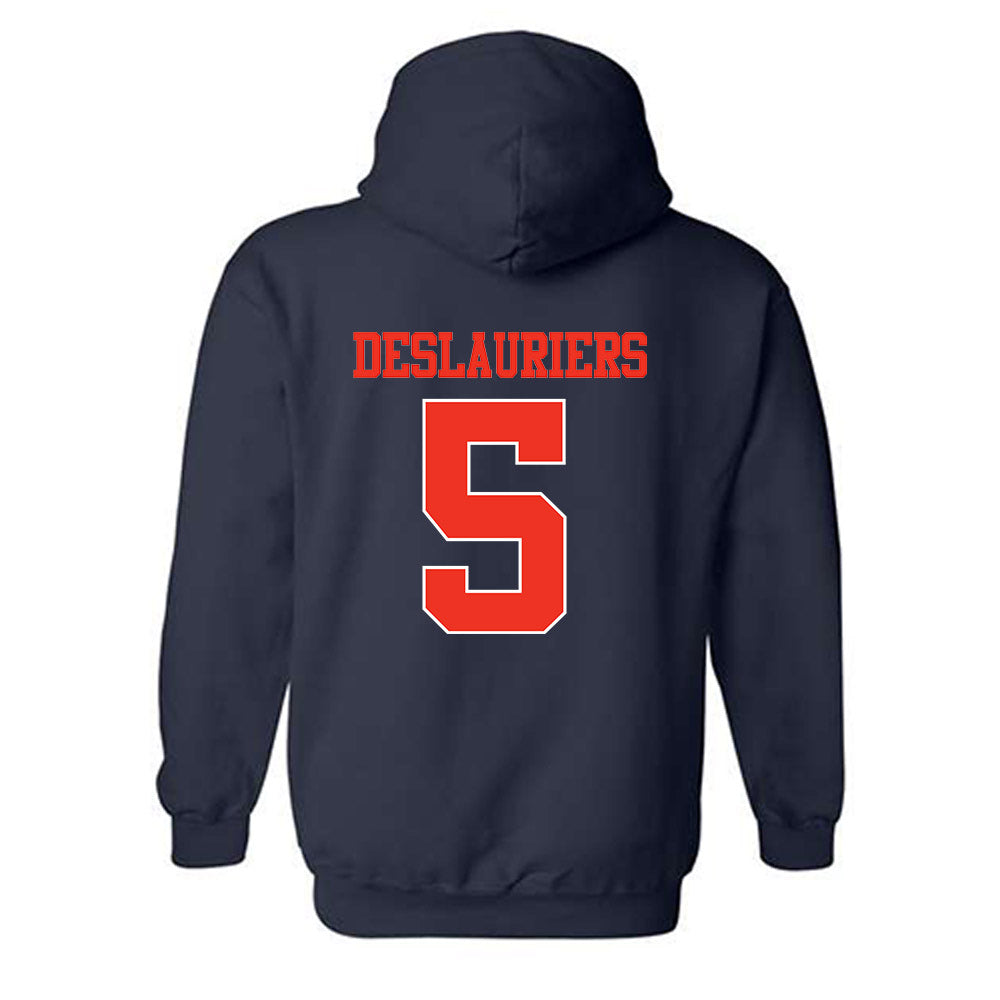 Syracuse - NCAA Football : Antoine Deslauriers - Classic Shersey Hooded Sweatshirt-1