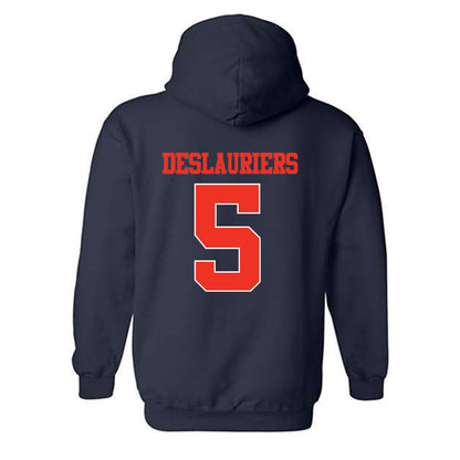 Syracuse - NCAA Football : Antoine Deslauriers - Classic Shersey Hooded Sweatshirt-1